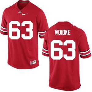 Men's Ohio State Buckeyes #63 Kevin Woidke Red Nike NCAA College Football Jersey Outlet VNR3244DN